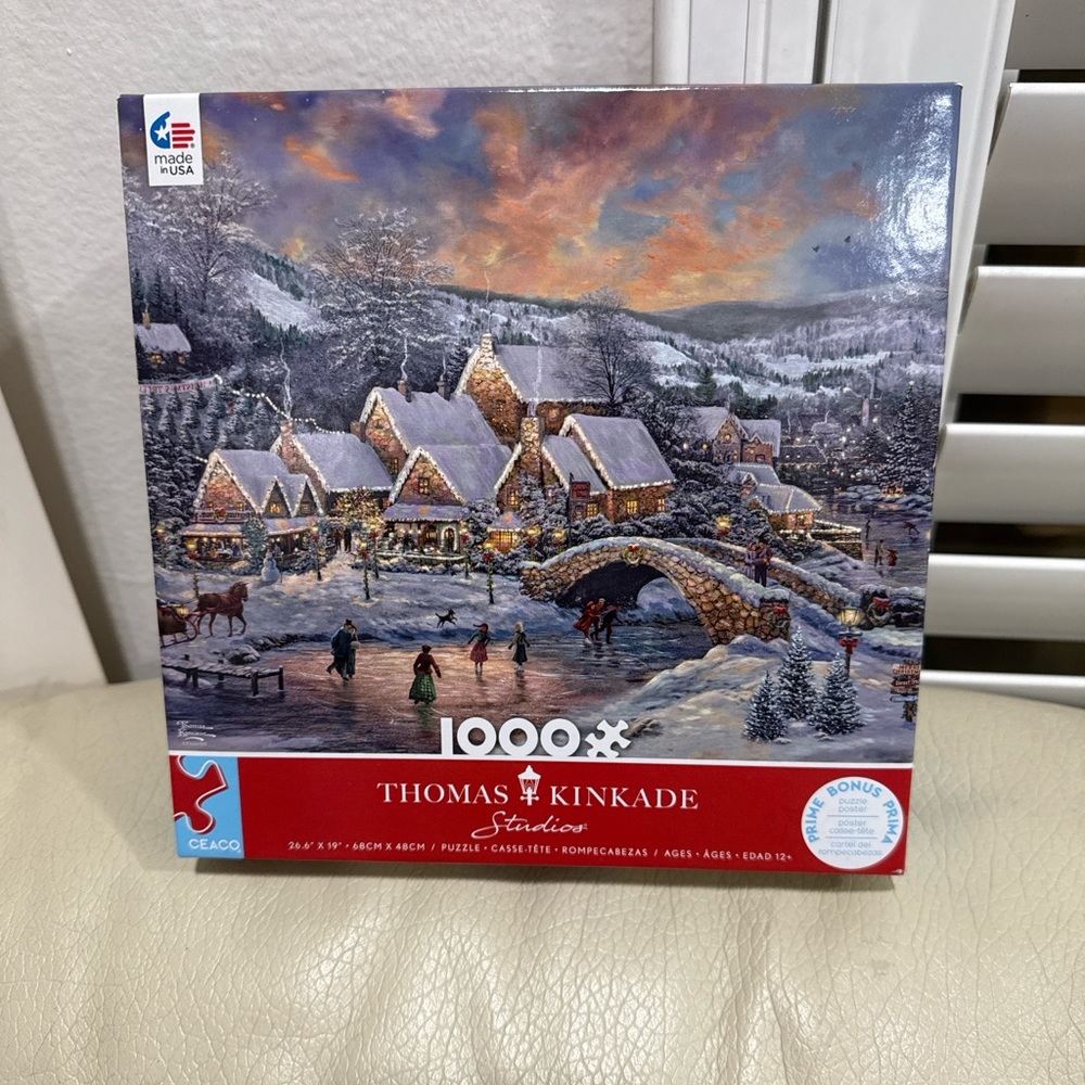 Thomas Kinkade snow 1000 Piece Puzzle